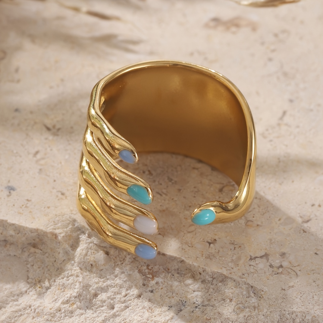 Stainless Steel Creative Ring for Women&rsquo;s French Parties