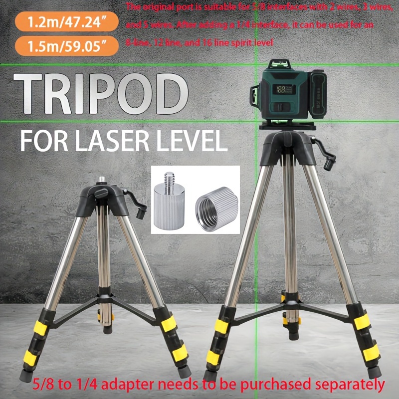 Tripode para nivel laser Sin Adaptador HILO 5/8″ – Aguatop