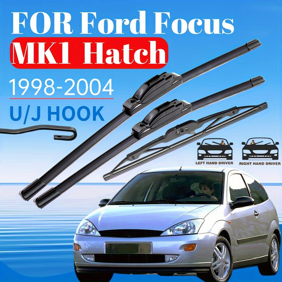 E-shop Satz von Scheibenwischern für Front und für Ford Focus MK1 Hatchback Modelle, die zwischen 1998 und 2004 produziert wurden, inklusive 22", 19"