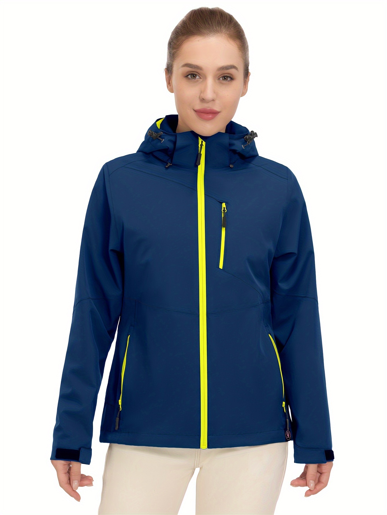 chaqueta cortavientos calidad mujer abrigo impermeable Temu