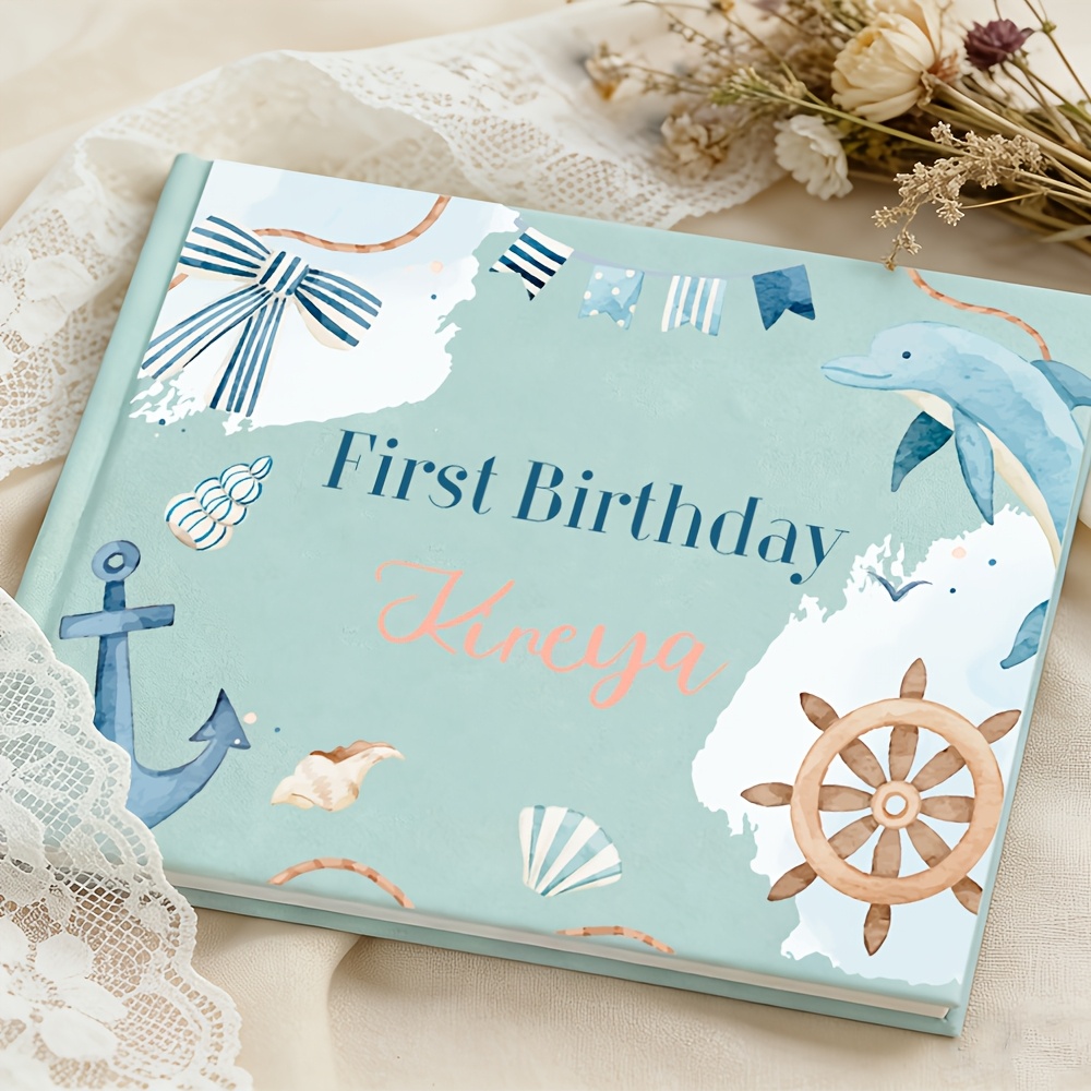 Customized Guestbook for Birthday Celebrations with Polaroid Memory Book