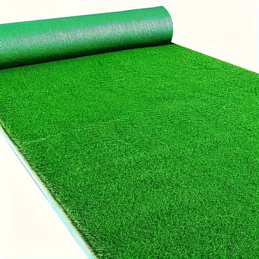 

1pc Artificial Grass Carpet - Wedding Outdoor Football Field Artificial Fence Decorative Plastic Grass Green Base