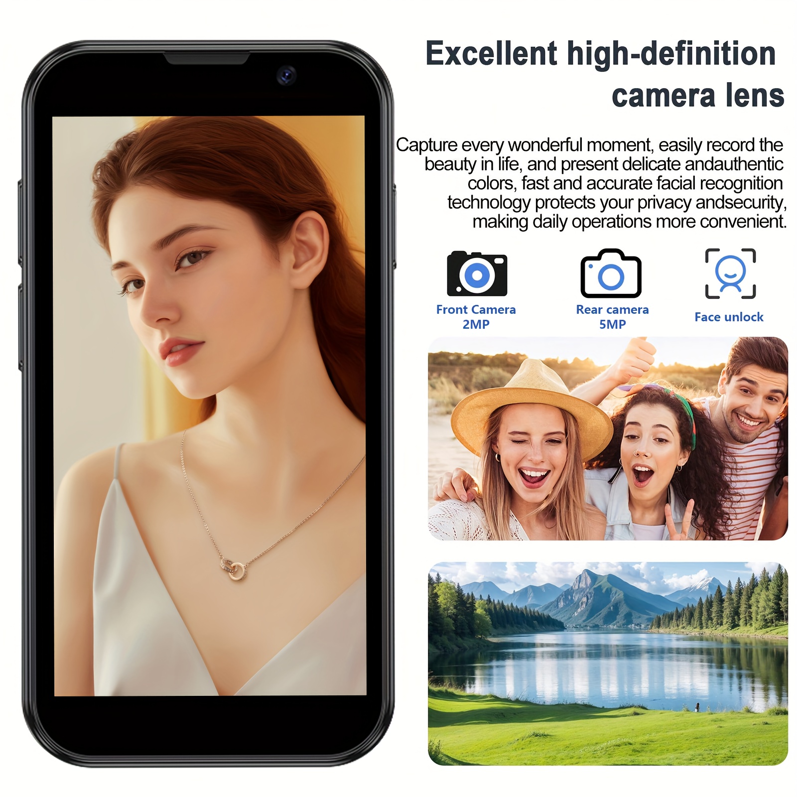  phone is the tiniest smartphone featuring a 3 0 display an unlocked designed for children and students     processor and 2gb plus 16gb storage Product details 1