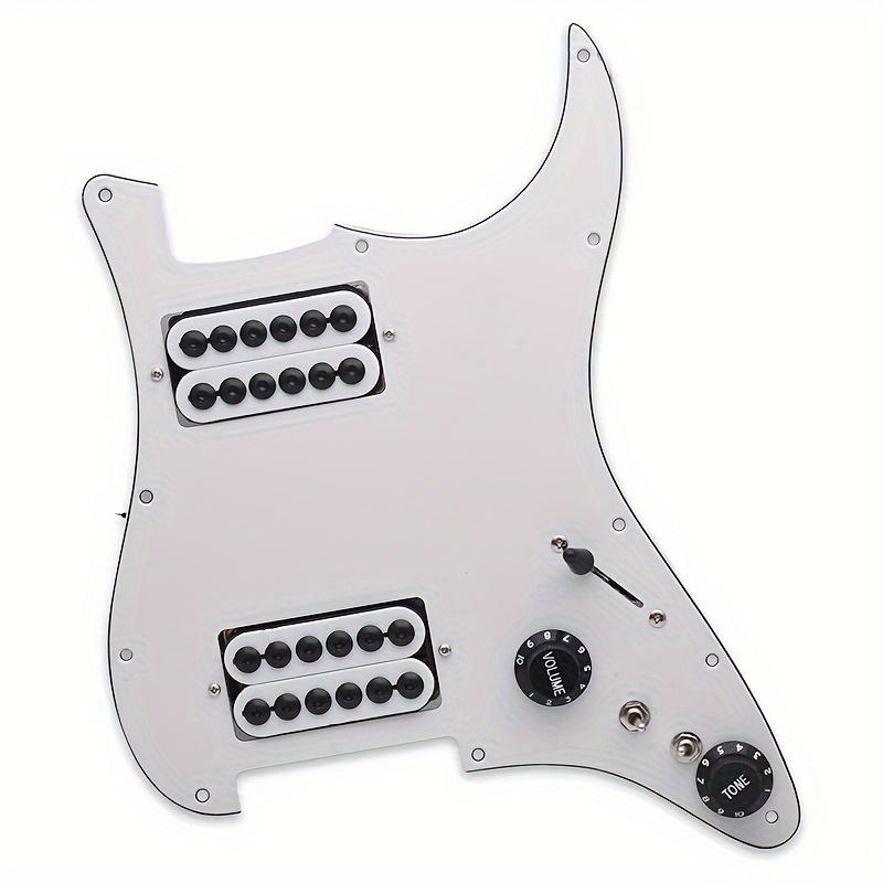 HH Humbucking Panel Pickup Assembly Four-core wire can be cut independently of the single, , Humbucker Installation, Split Coil Setup, Professionalgrade Pickups, Fourcore Design, Highquality Coils, Reliable Components, Coil Split Pickups, Humbucking Pickups, Guitar Technicians, Bass Players