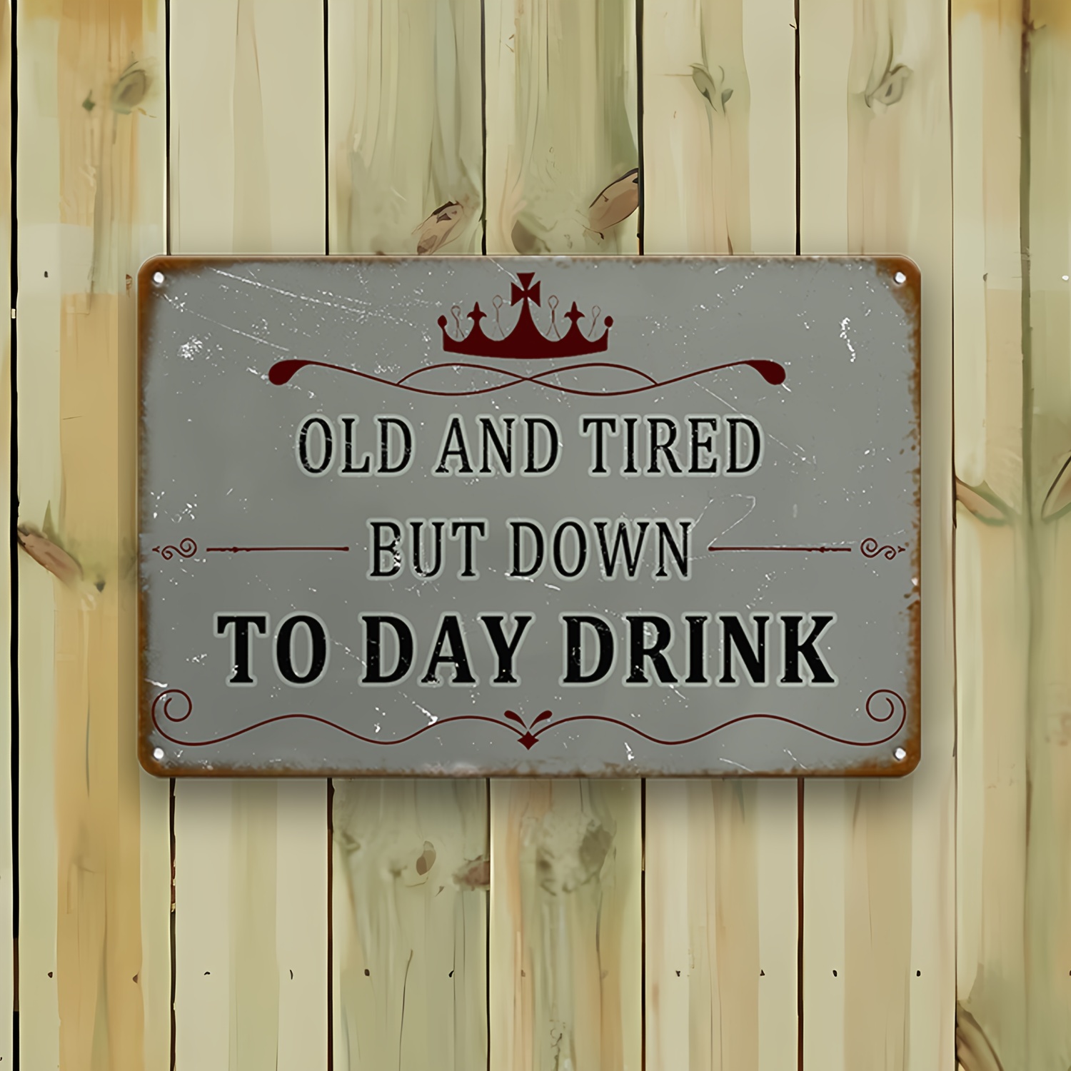 Funny Vintage Metal Tin Sign Perfect Home Bar Garage Coffee - Temu