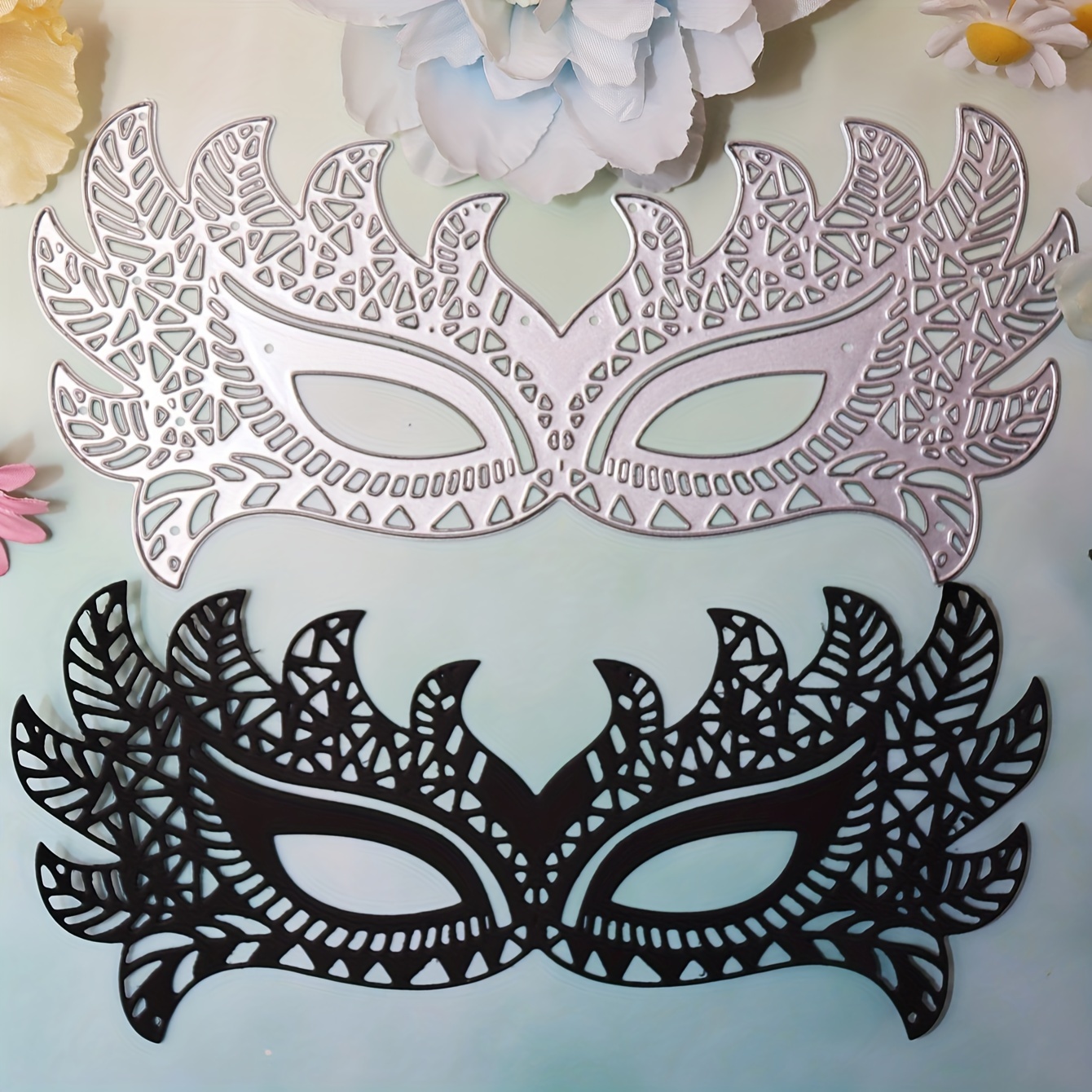 

A Golden Irregular Greeting Card Background With A Cut-out Mask, Birthday Cake Decoration, Diy Paper.