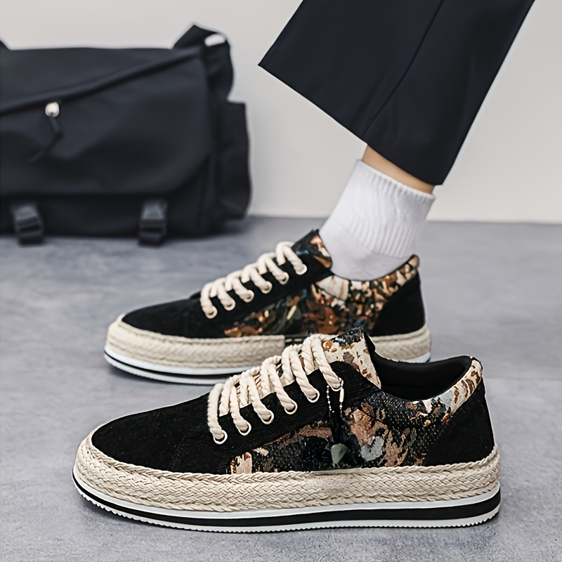 mens vintage low top skateboard shoes comfy non slip rubber Temu