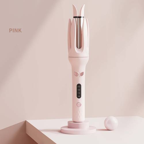 automatic hair curler 28mm barrel 4 temperature intelligent timer sensor auto shut off for safety