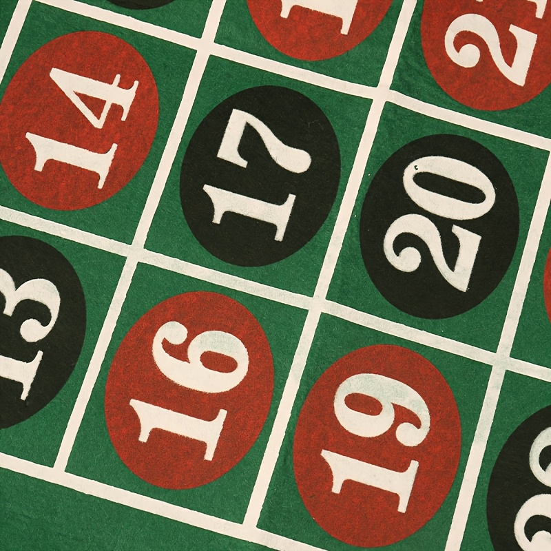 Double-Sided Tablecloth for Poker Games