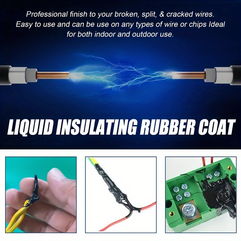 jue fish liquid insulating rubber coat seals and protects electrical connections 30ml details 2