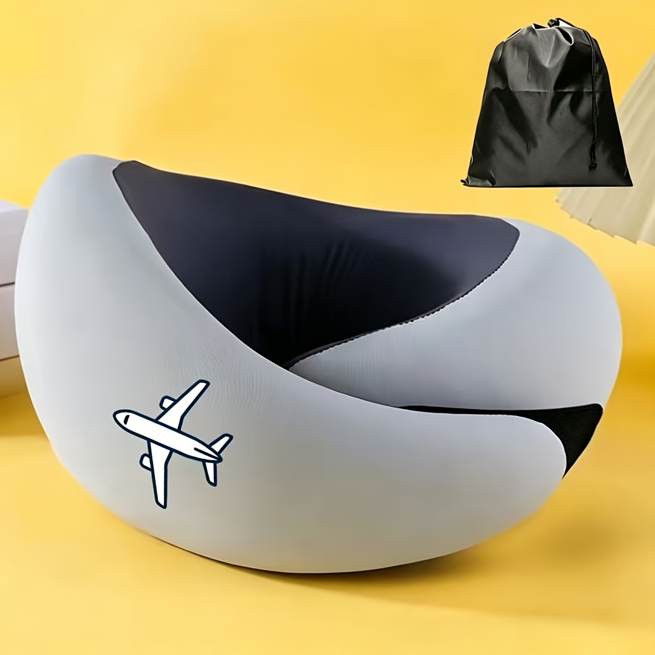 TEMU Snail Pillow U-shaped Neck Pillow Travel Portable Airplane Rail Flight Neck Pillow Artifact U-shaped Pillow Neck Pillow U-shaped Pillow Travel