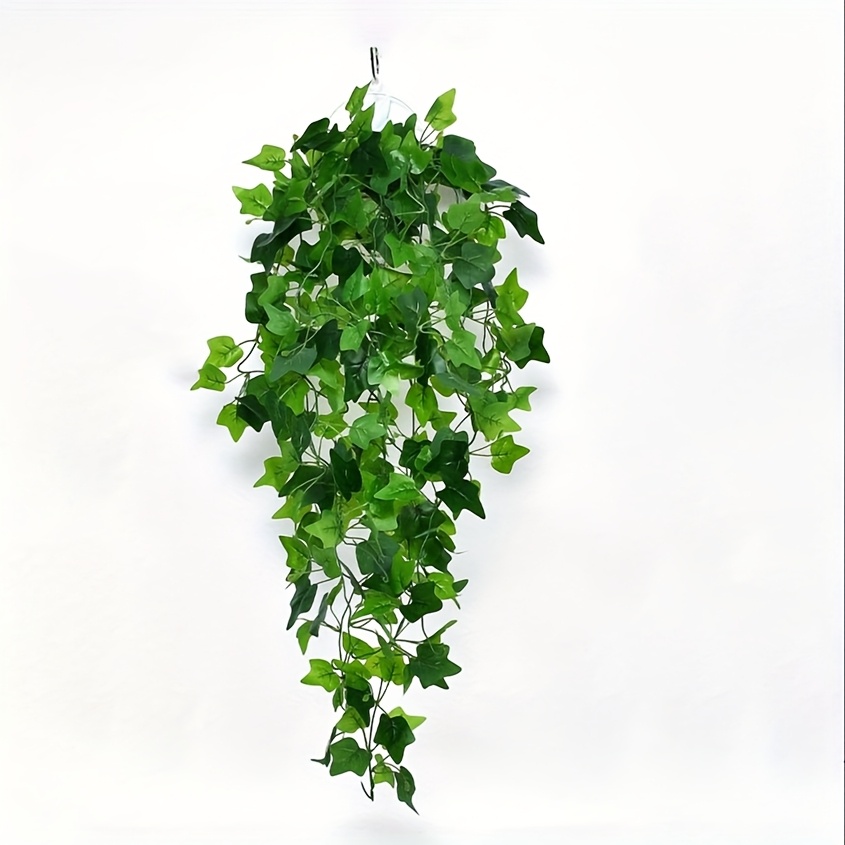 Image of Simulated Five-pronged Wall Hanging Potato Leaf Sweet Potato Leaf, Realistic Artificial Flower Stem, Suitable For Home And Wedding Decoration, Multifunctional Use Indoor And Outdoor