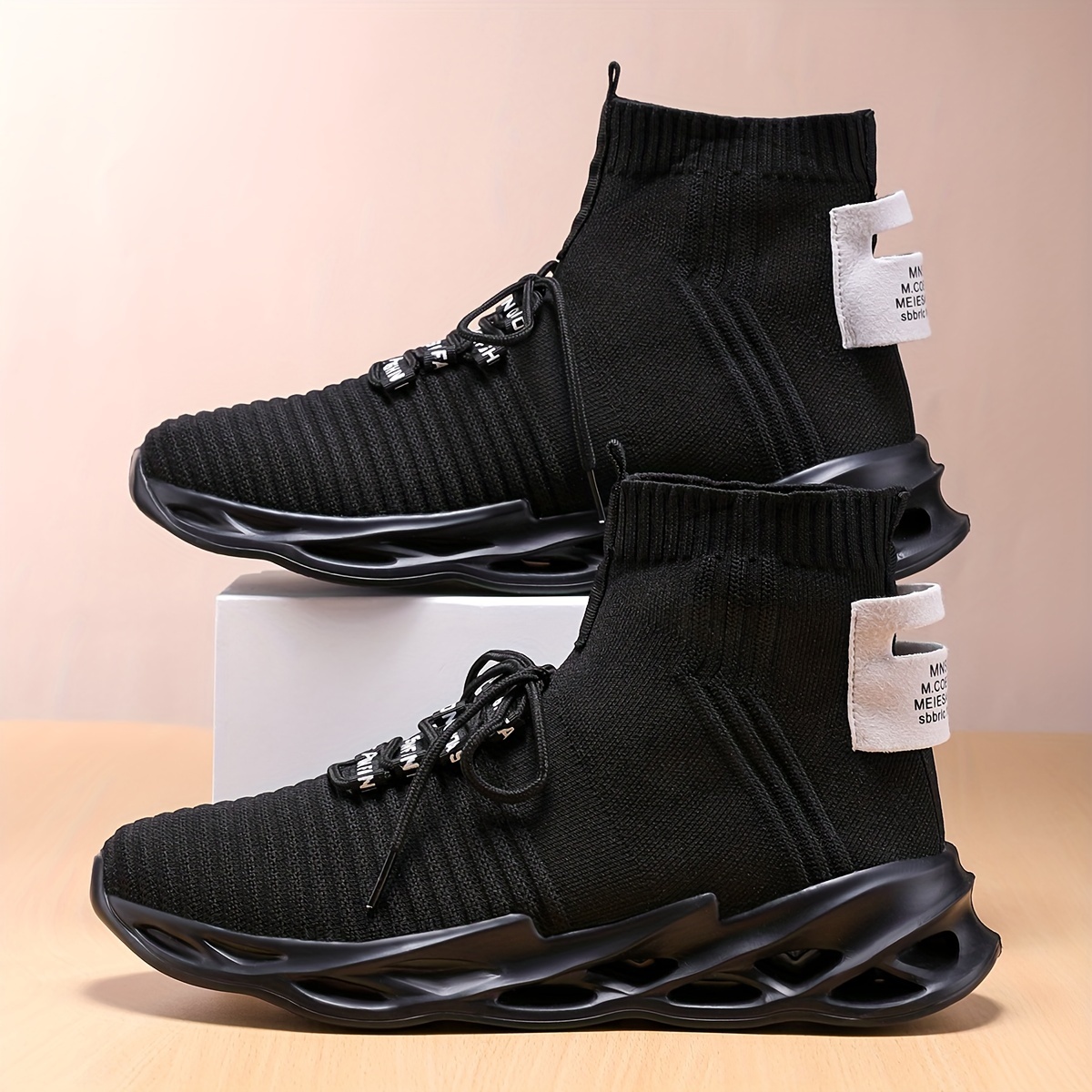 2025 new mens shoes breathable flying weaving Temu Mexico