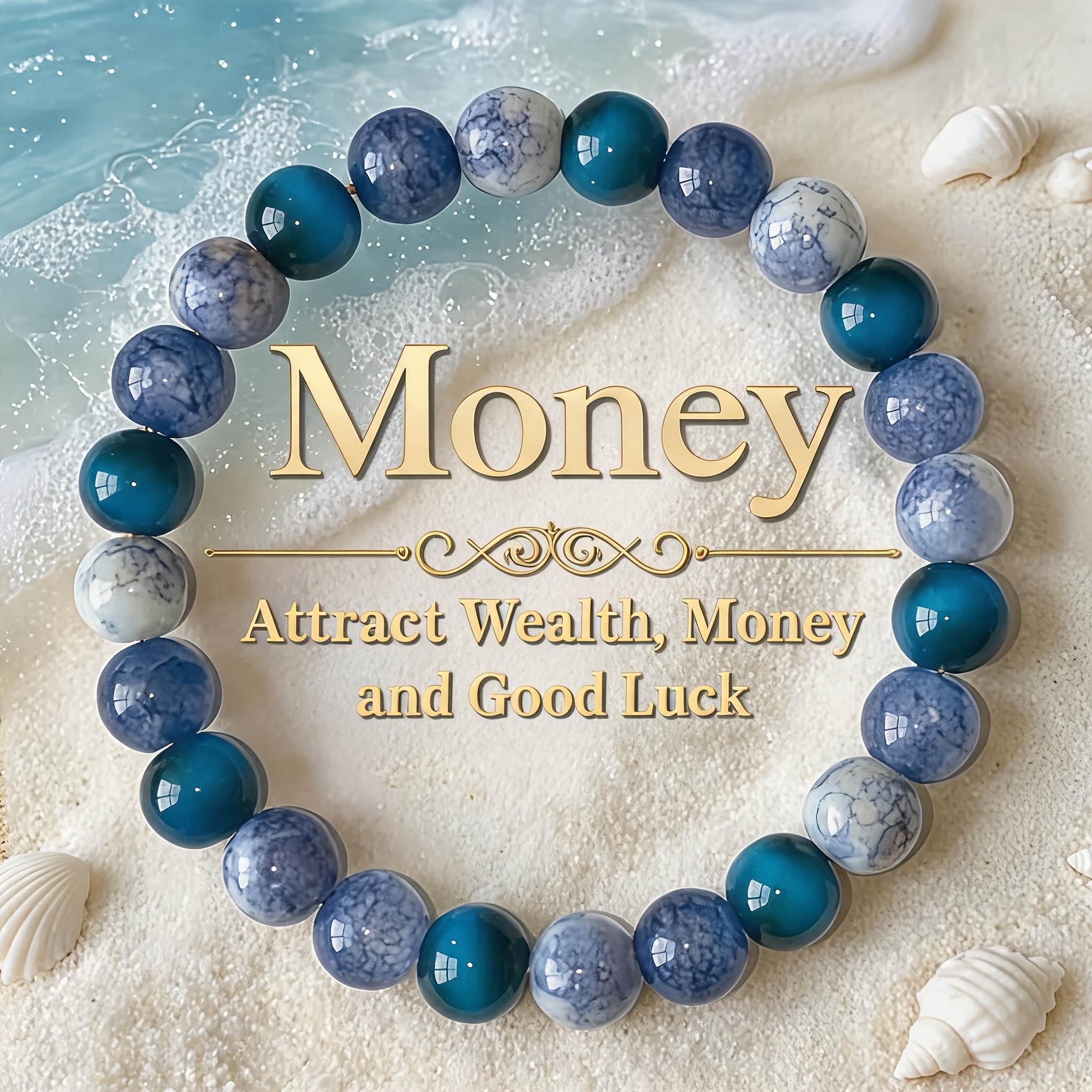 TEMU 1pc White Dot 's Eye Wealth Bracelet, Handcrafted With Eye And Dragon Pattern Agate, Symbolizing And . A Accessory Perfect For Holiday Gifting,