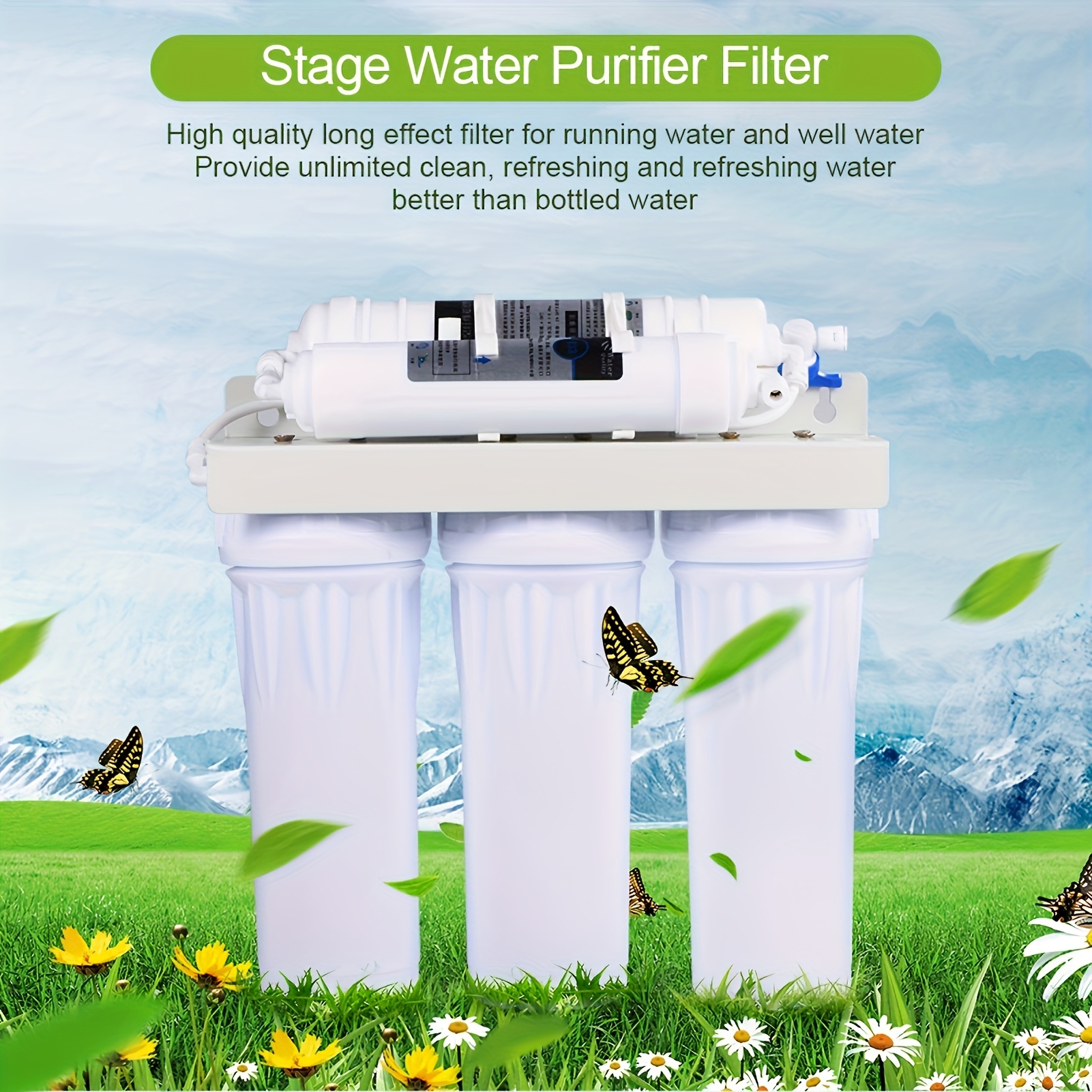 Image of Household Kitchen Water Filter, Drinking Water Filter, Filtration Capacity, , High-quality Long-lasting Filter For Treating Tap Water And