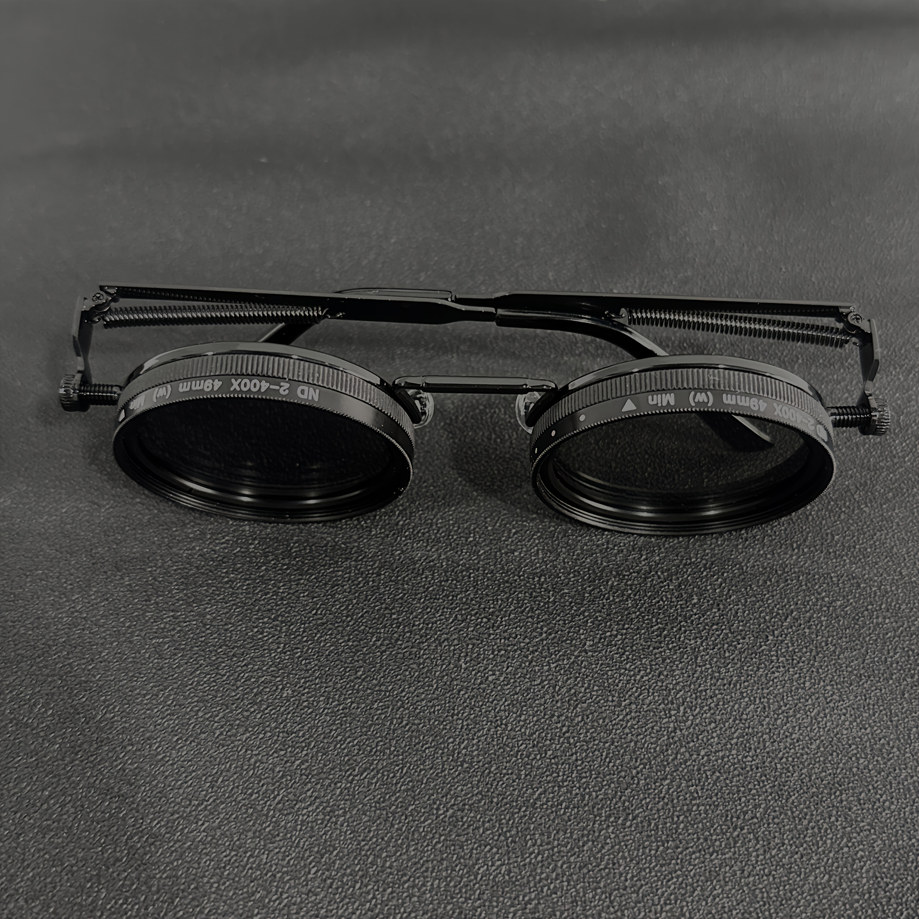 1 pair of brightness adjustable   1 9   frame gradient polarized nd   round metal frame   style bohemian retro rotating design wide version 139mm or more unisex mens teenagers womens masquerade   Product details 5