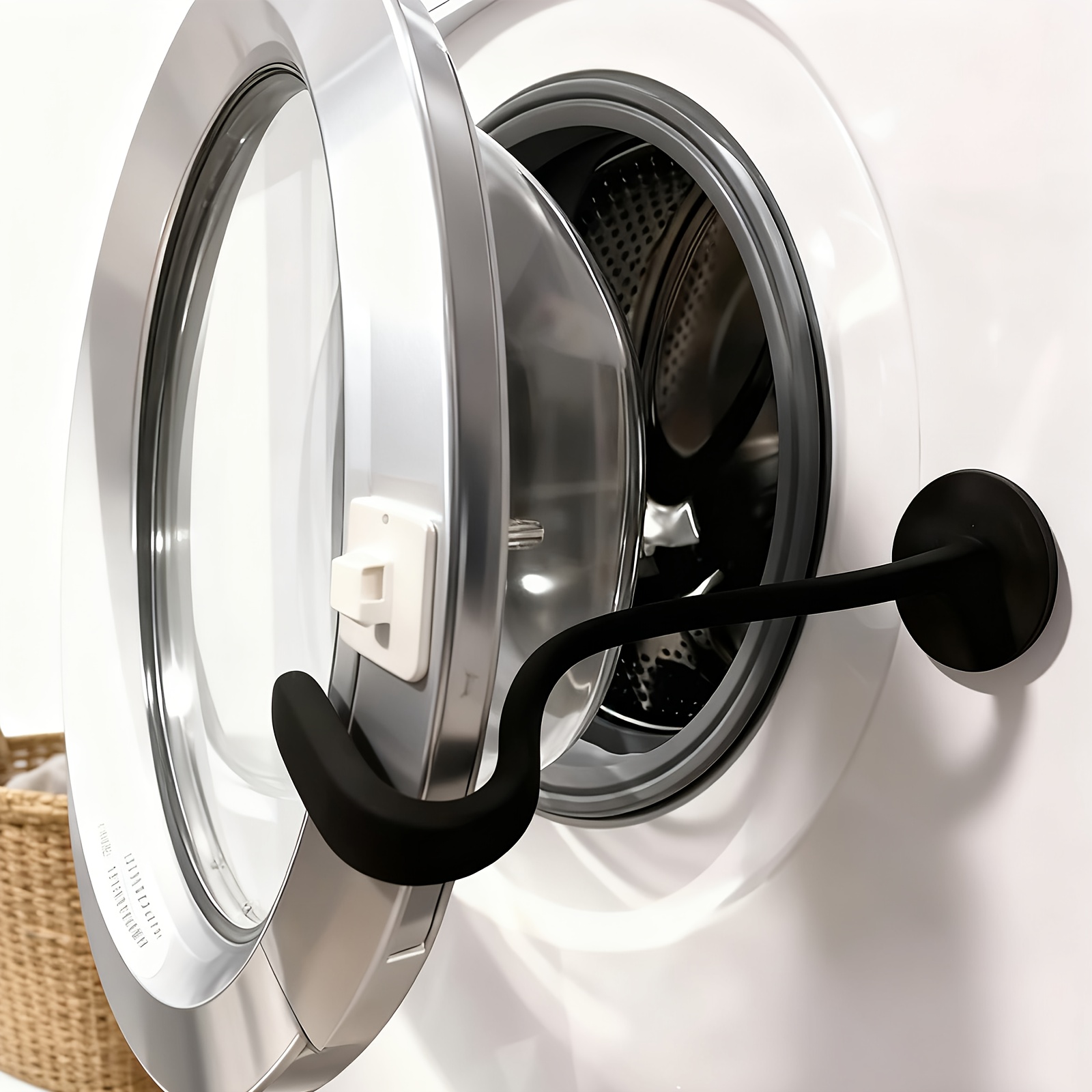 TEMU Adjustable Door Stop For Front-loading Washers And Dryers - Flexible And Durable, Featuring A Non-slip Handle, , User-friendly, And , Suitable