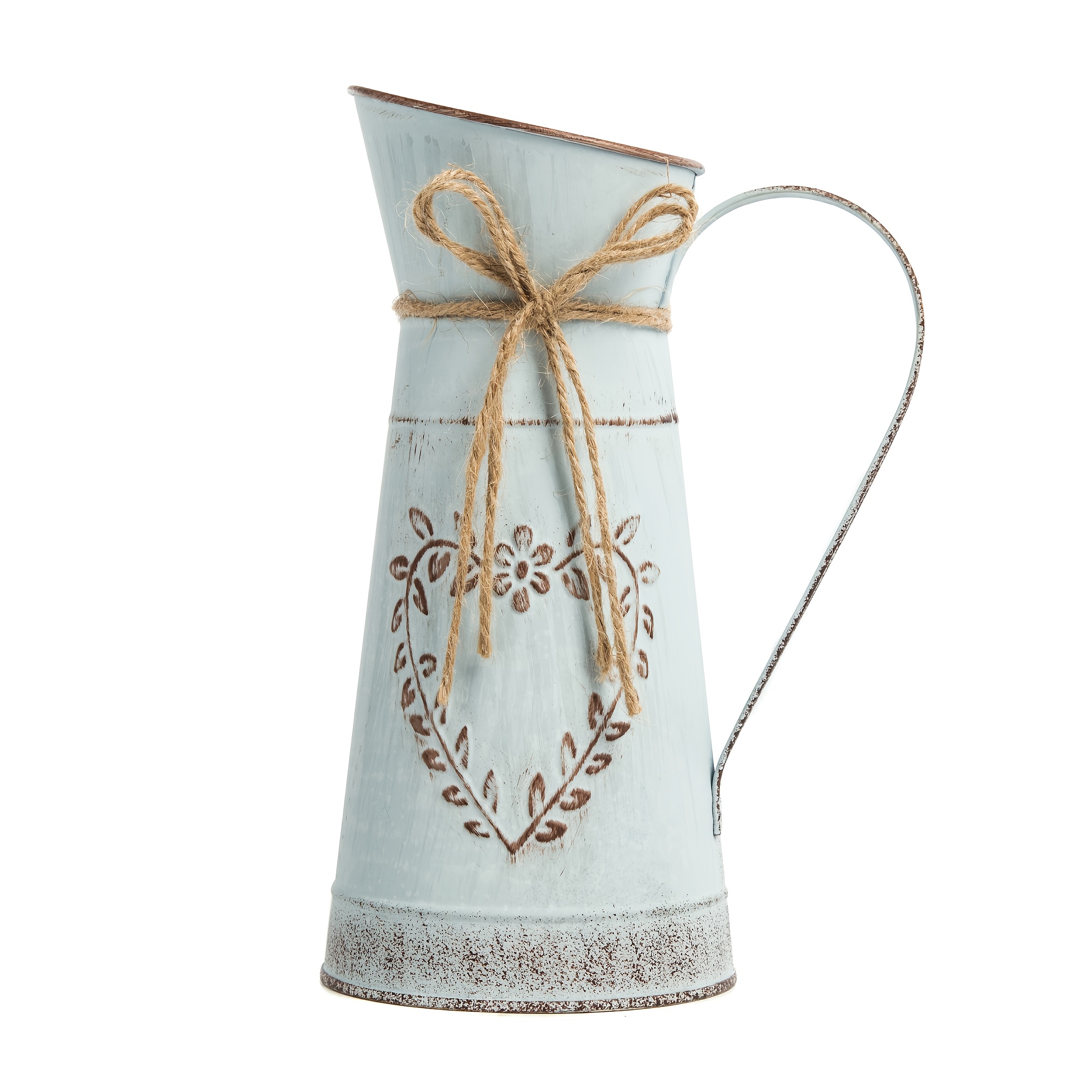 Vase Creative Shabby Chic Rustic Style Iron Metal Vase Portable Wedding Decoration Home Vase Display