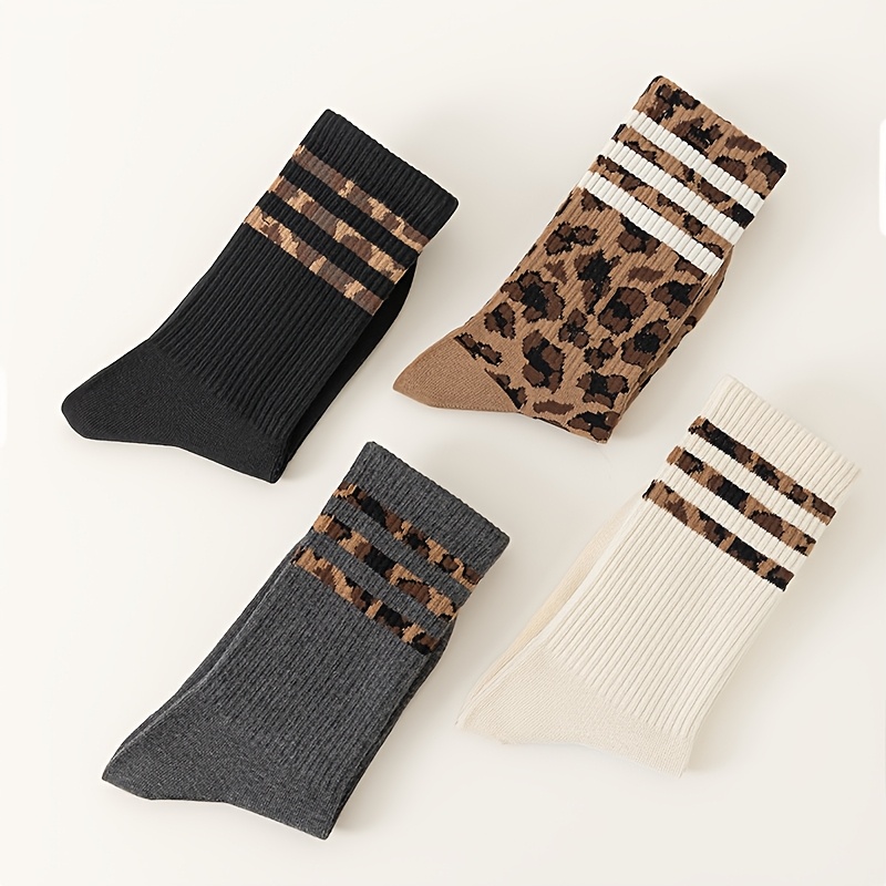 Animal Print Damen Socken Adidas Adidas Leopard Sportsocken Adidas