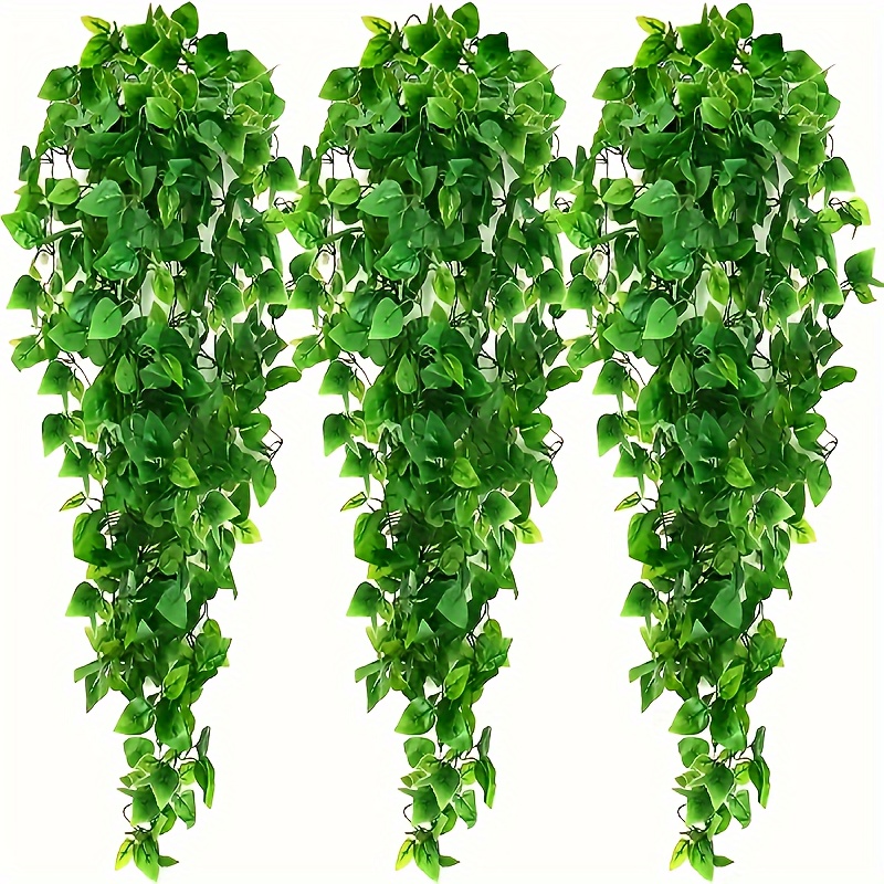 

2pcs 3.6ft Lifelike Artificial Ivy - Indoor/outdoor Decor, No Basket Needed