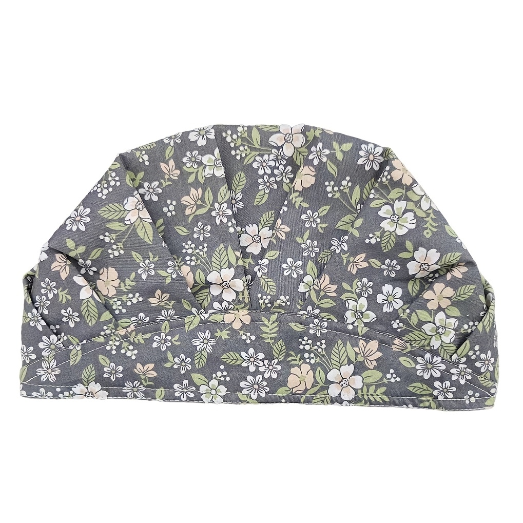 TEMU Gorra Estampada, Gorro de Cocina, Sombrero de Mujer, Gorro Delgado, Sombrero Multifuncional, Gorro de Trabajo y Ocio para Mujer