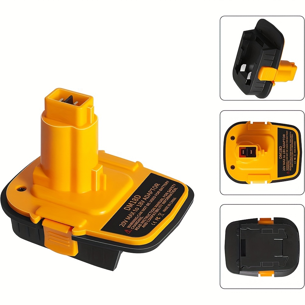 2pcs 20v 18v battery adapter 18d version Temu