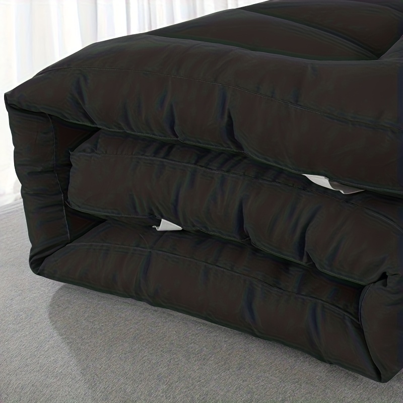 10Cm Hotel Grade Mattress Topper | Extremely Soft Featuring 1200GSM Hollowfiber Filling | Elastic Corner Straps | Available in White, Grey, Blue, Black | Sizes: Single, Small Double (4Ft), Double, King, Super King