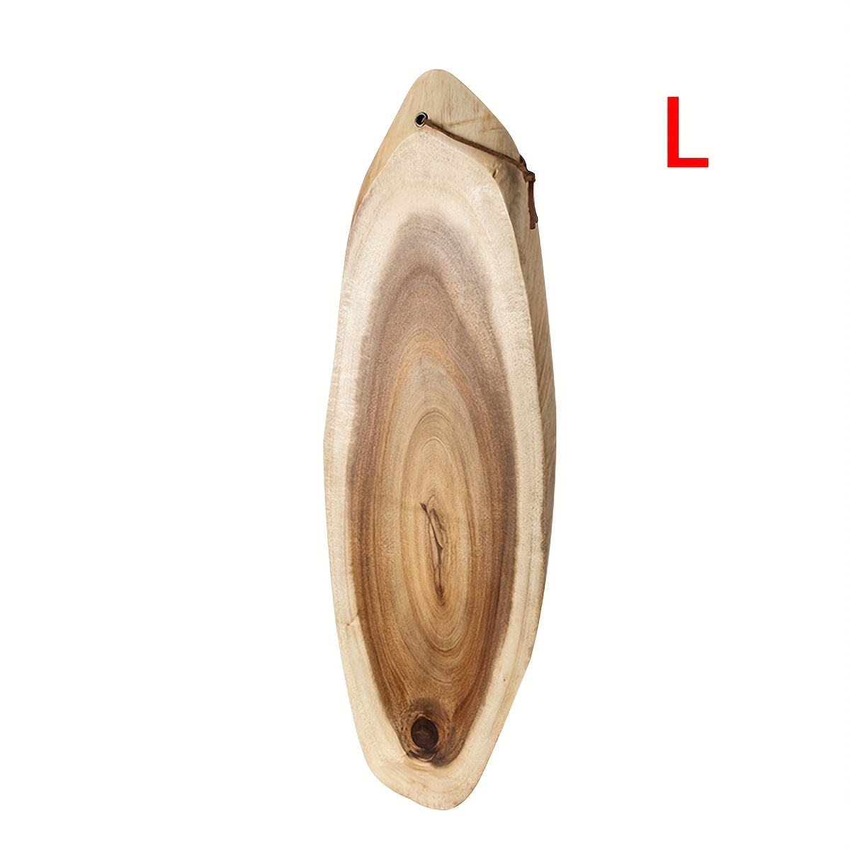 1pc Acacia Wood Cutting Board Light Whole Cut Cutting Board Irregular Rectangle Camping Display Board Wood Chopping Board