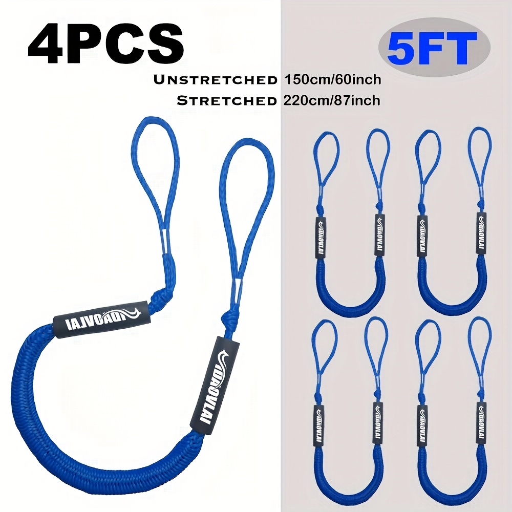 Heavy-Duty Bungee Dock Line with Foam Float