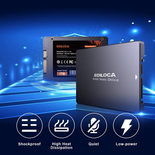 the es106 ssd is a 2 5 inch 7mm sata3 drive with of 6gb s utilizing 3d it features built in error correction low power consumption and is resistant to shocks and vibrations