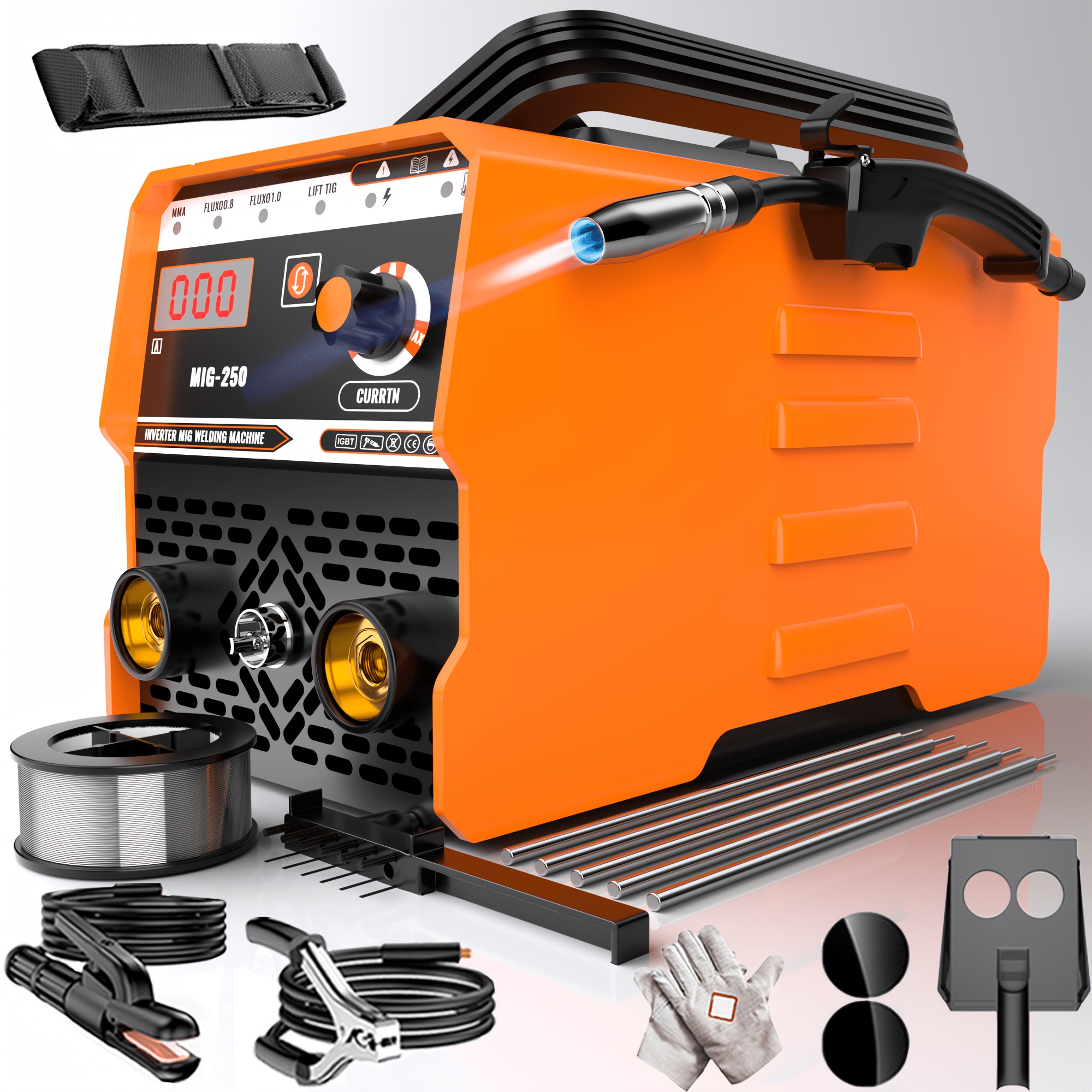 TEMU Portable Multi-functional Led Digital Display Welding Machine, Dual Voltage Adaptive, Suitable For And Outdoor Construction, Simple And Easy To