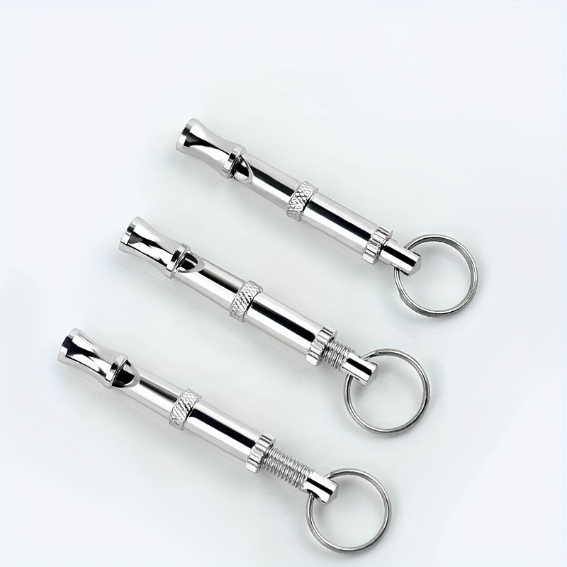 3pcs Dog Whistles With Key Chain, Pet Training Aid, Perfect Barking Control And Memory Training, Dog Barking Control