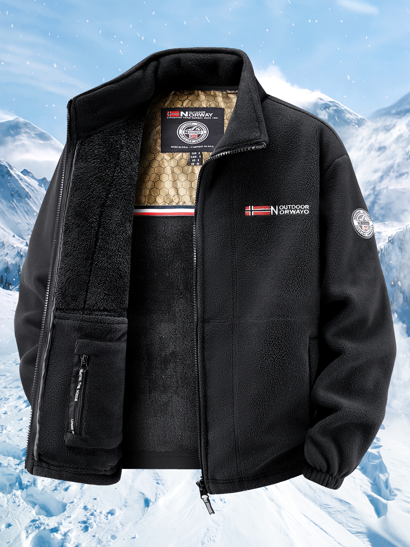 norway outdoor clothing sold on Temu Japan