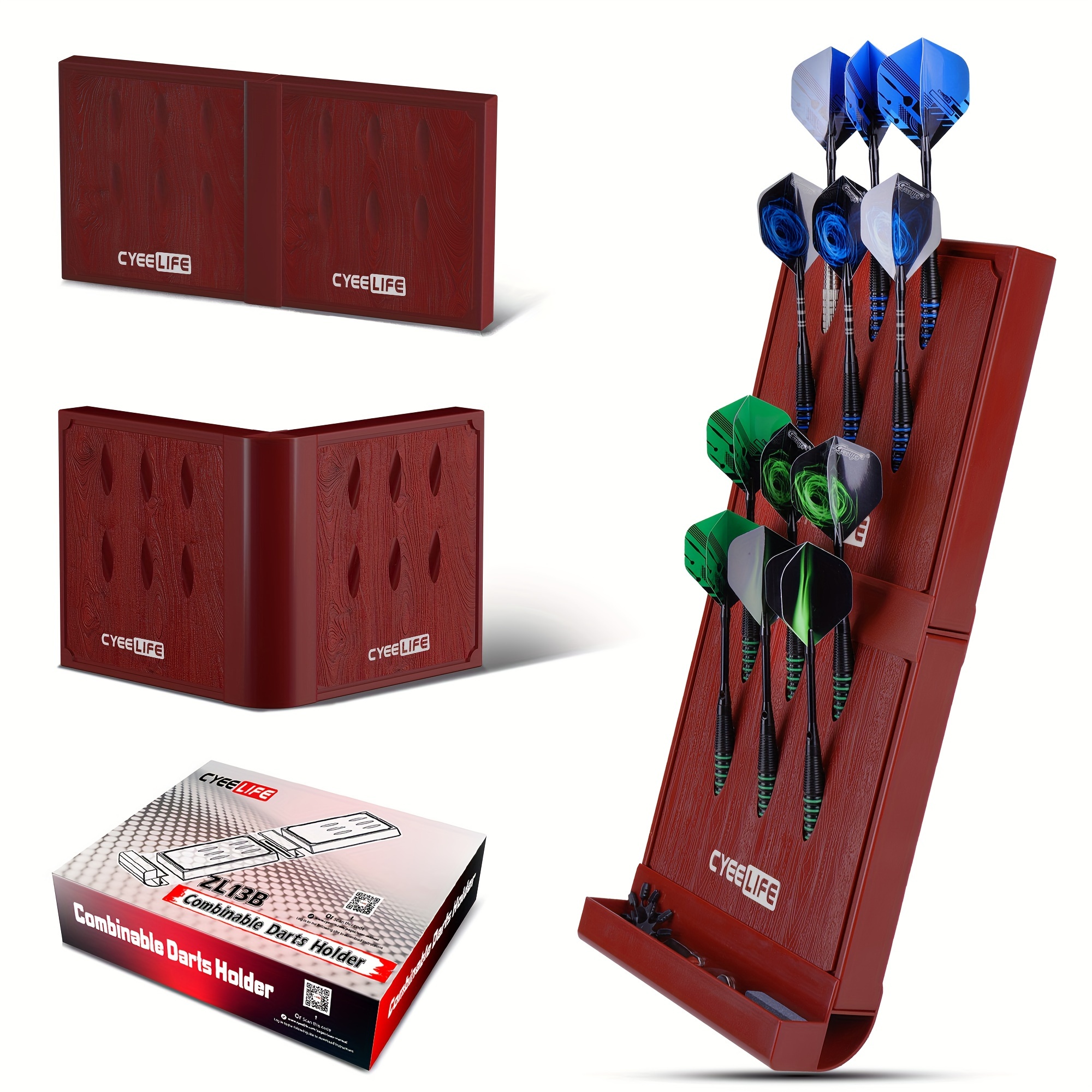 

Dart Storage Rack Can Hold 12 Darts Hung On The Wall Or Displayed Dart Accessories