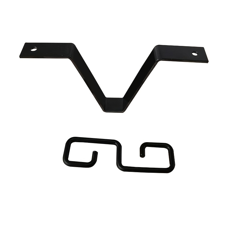 A Downspout Hook Suitable For Gutter Downspout Outlets, V-shaped Installation Gutter Clamp, And Downspout Anchor Rod