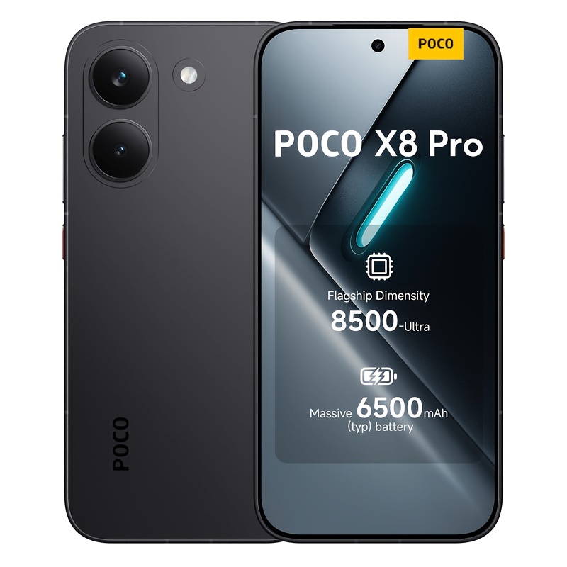 XIAOMI Poco X8 PRO 5G Ai (Compatible con Tmobile Mint Tello y Global) (512GB + 8GB) 6.59" Teléfono para Gamers de…