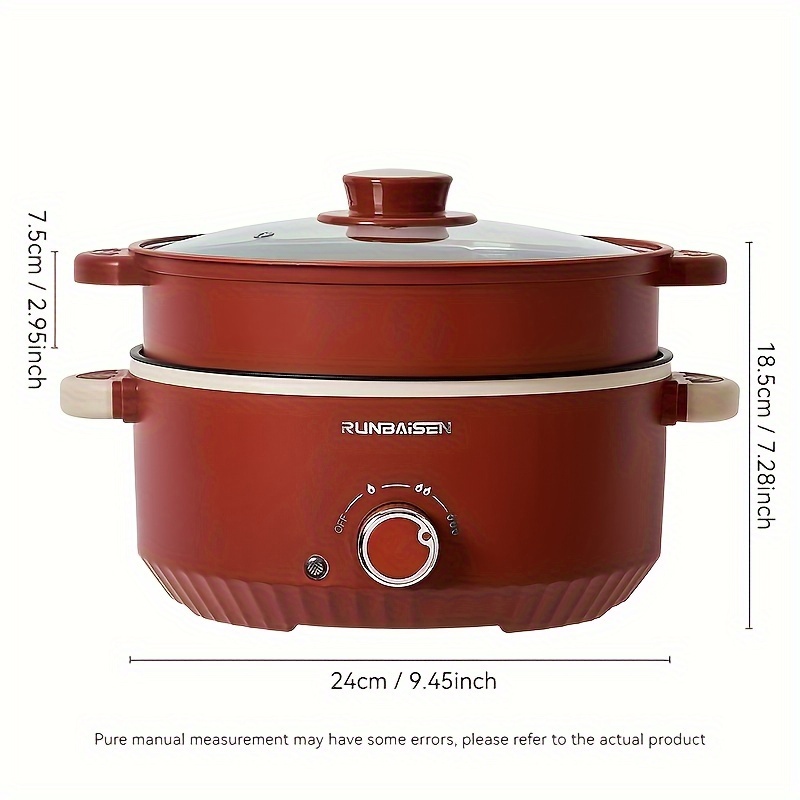 large capacity home car electric cooking pot electric pot multi functional cooking pot integrated pot   non stick electric   pot electric steamer details 9