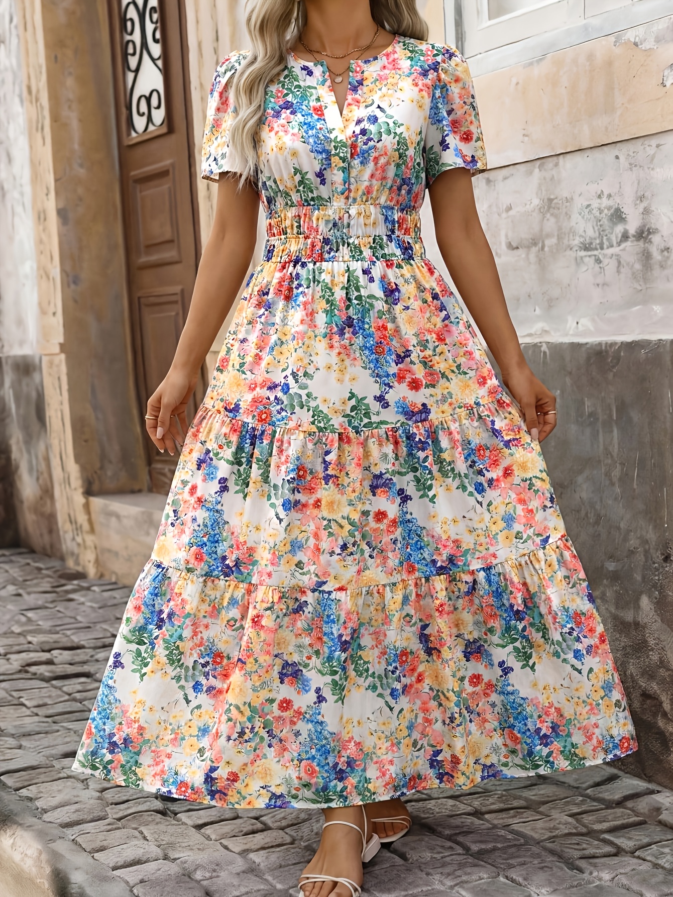 ladies maxi dresses sold on Temu Canada