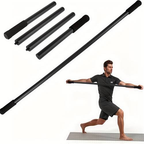 adjustable yoga wand sturdy durable iron construction for mobility flexibility exercise stretching physical pilates