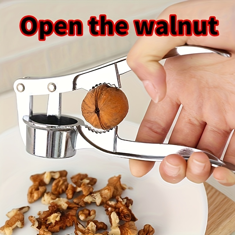new garlic press and walnut cracker manual kitchen tools   and walnut peeling suitable for   and modern kitchens kitchen essentials stylish metal end durable kitchen utensils details 5