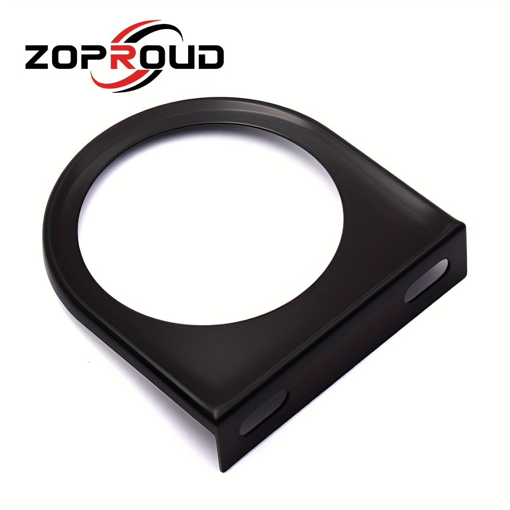 TEMU 52mm (2 Inch) Single-hole Gauge Bracket - Car Modified Gauge Mount, Automotive Gauge Accessory