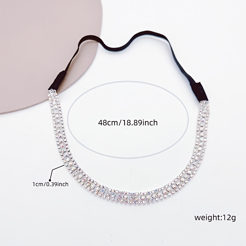 TEMU 1-Pack Bandeau Décoratif Tendance et Facile à avec Couleurs AB Scintillantes, Bandeau Nettoyant pour , Idéal