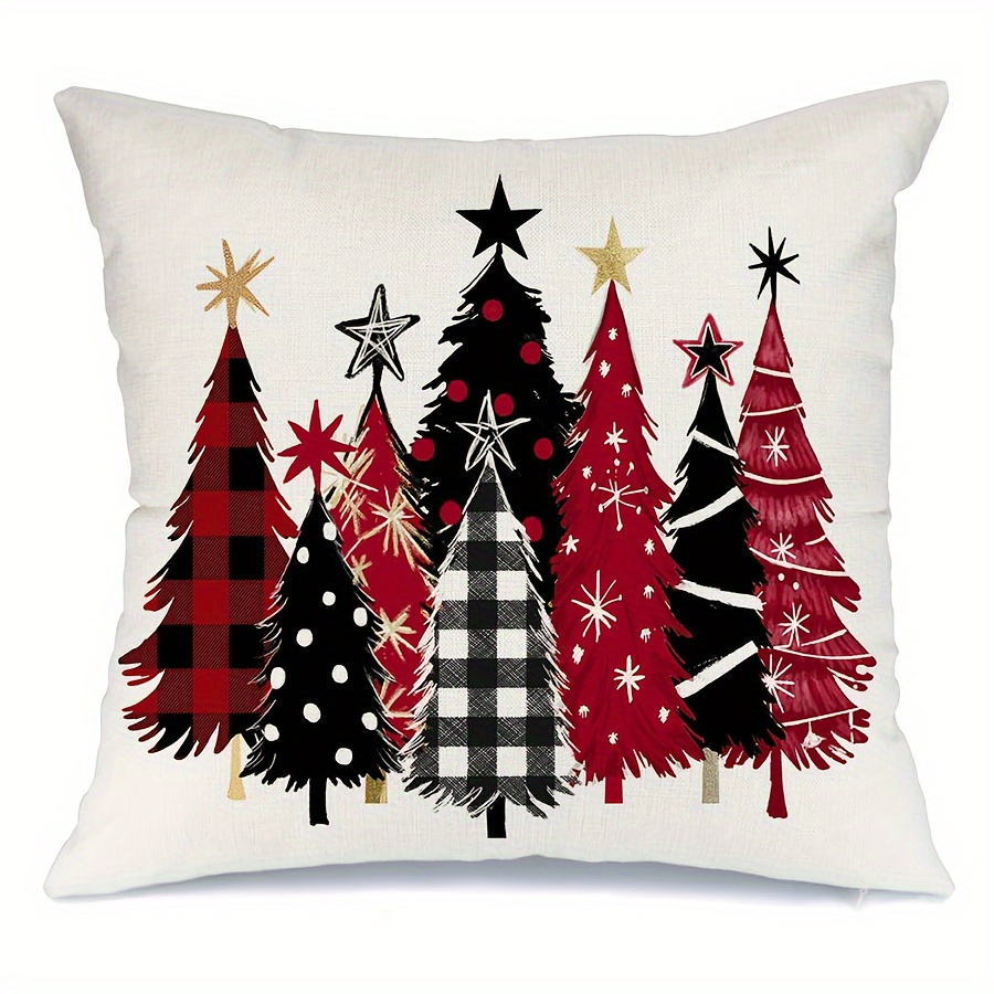 

Christmas Pillowcase - & , -, Zip , - For Sofa Decor, 16x16/18x18/