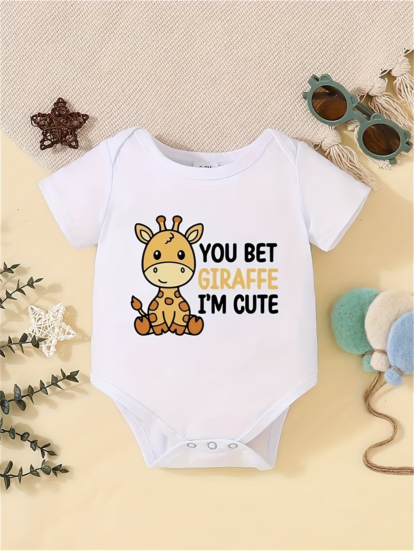 Giraffe Funny Baby Onesies Sayings Baby Girl Onesies With Cute