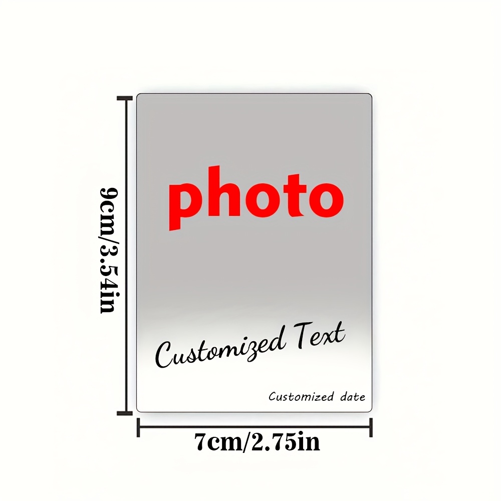 TEMU 1pc Personalized Fridge Magnet, Travel Souvenir Fridge Magnet, Photo Keepsake, Travel Photo Print Fridge Magnet, Custom Fridge Magnet Photo To