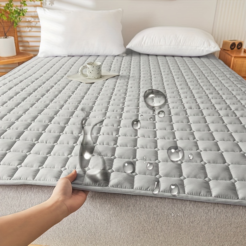 1pc Quilted Mattress Pad, Skin-friendly And Breathable, Machine Washable And Washable (pillowcases Not Included)
