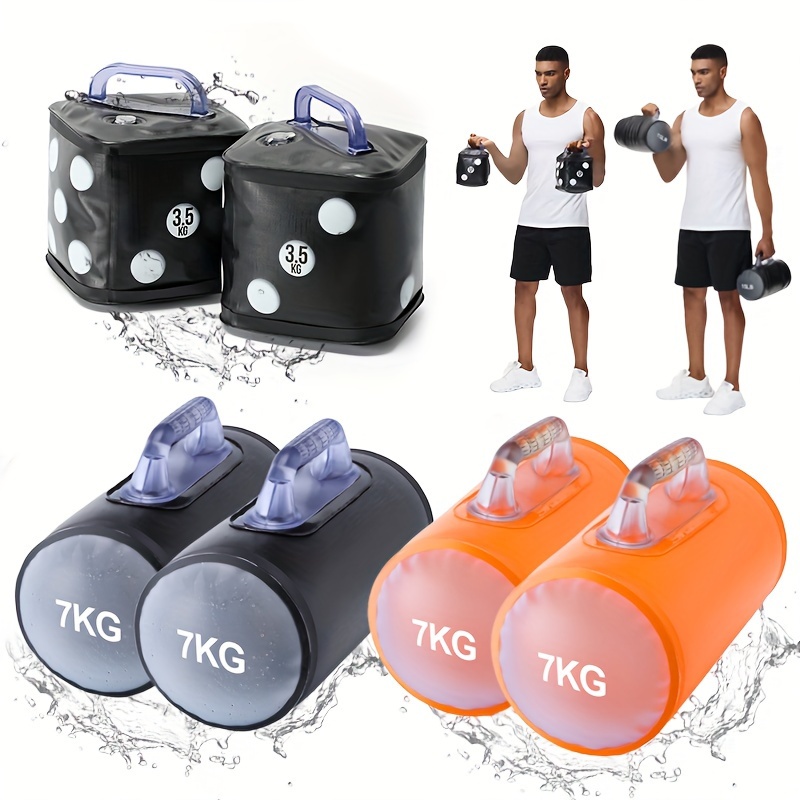 Adjustable Dumbbell Set 7KG-14KG Per Pair Fitness Dumbbells Sports  Dumbbells Water Dumbbells Exercise Dumbbells Portable Dumbbells Outdoor  Travel Fitn