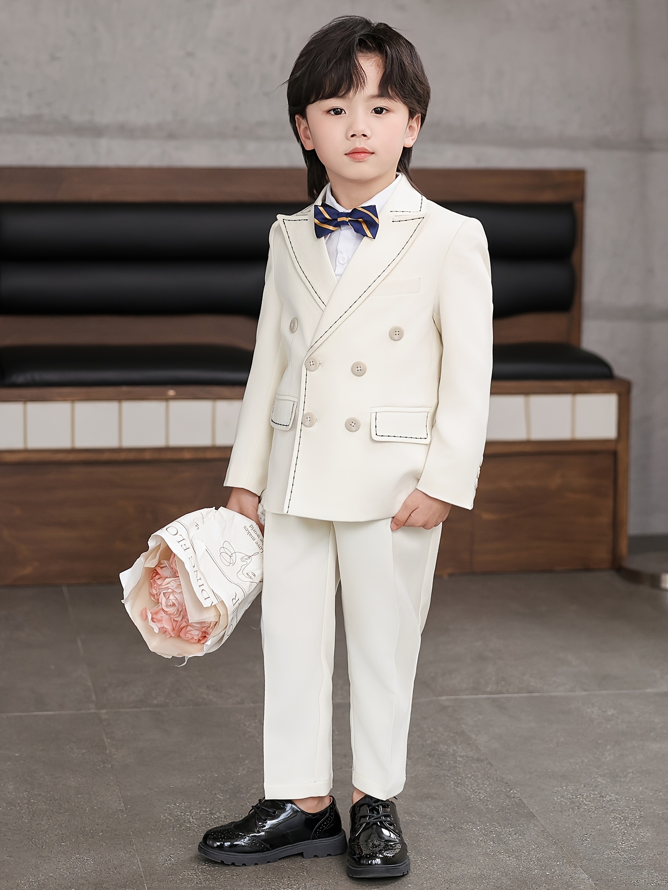 conjunto de formal para meninos peças completo com colete