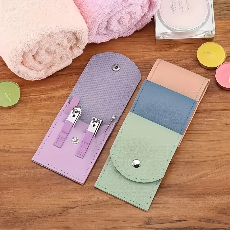 4pcs nail tool set professional nail clipper kit pedicure set manicure art tools carbon steel travel   Product details 1