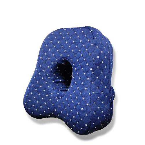 ergonomic knee pillow for side sleepers comfortable memory foam leg support with elastic strap soft polyester cover ideal for pregnancy hip portable design for anywher